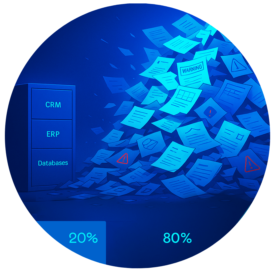 The 80% Problem: Extending Your Data Catalog to Unstructured Data The 80% Problem: Extending Your Data Catalog to Unstructured Data