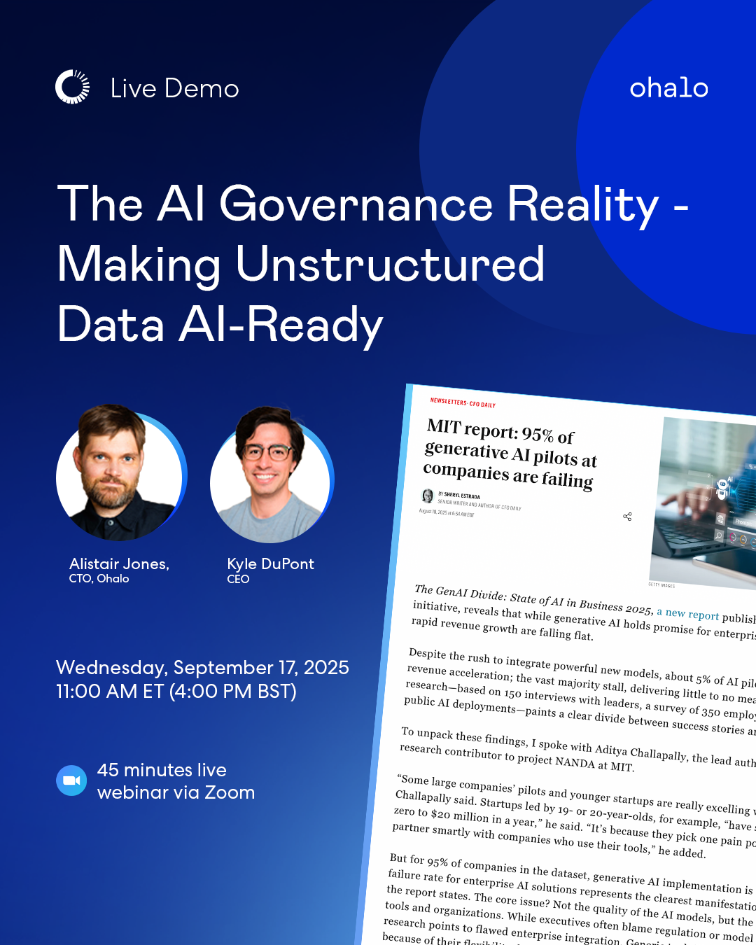 AI Governance Reality: Making Unstructured Data AI-Ready – 17 Sept, 25